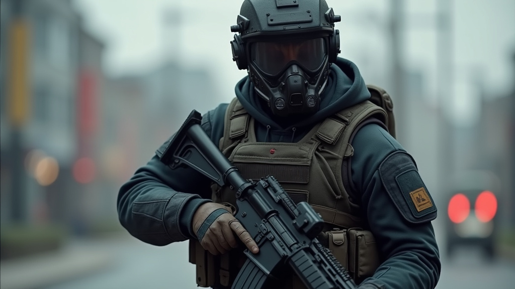 Combattant en train d'appliquer une technique de MMA en salle