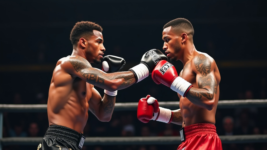 Gervonta Davis lors de son combat contre Leo Santa Cruz en 2020