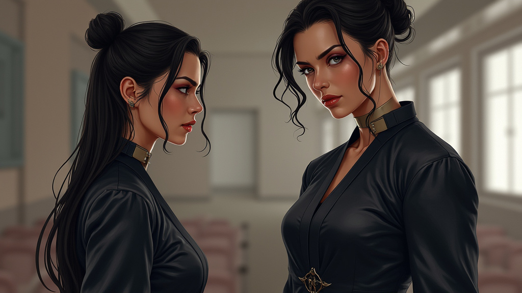 Olivia Dalric en train de doubler le personnage de Zhen, la renarde corsac