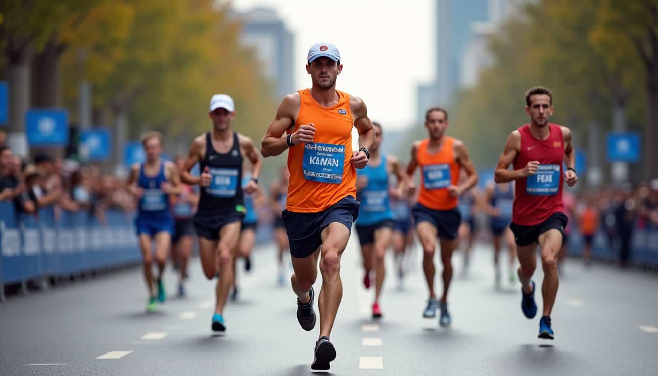 Affluence des coureurs lors d’un World Marathon Major en 2026