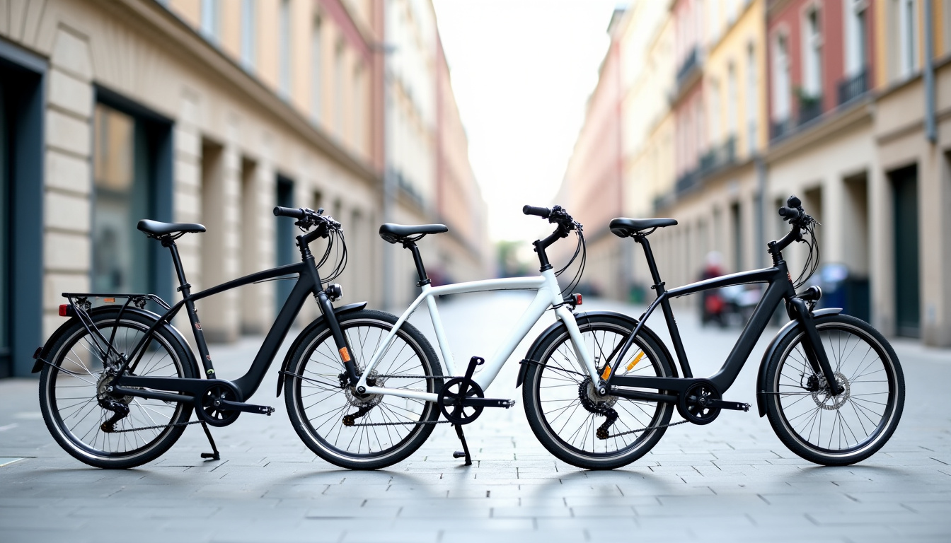 Comparaison de différents types de vélos 26 pouces: VTT, VTC et vélo de ville