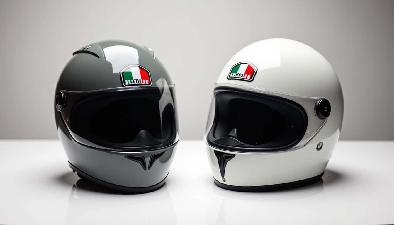 Comparaison entre casque AGV et Shoei Marquez