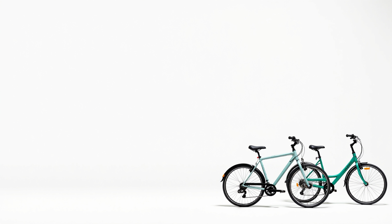 Comparaison visuelle de différents types de vélos 26 pouces: VTT, VTC, vélo de ville, avec leurs caractéristiques distinctives