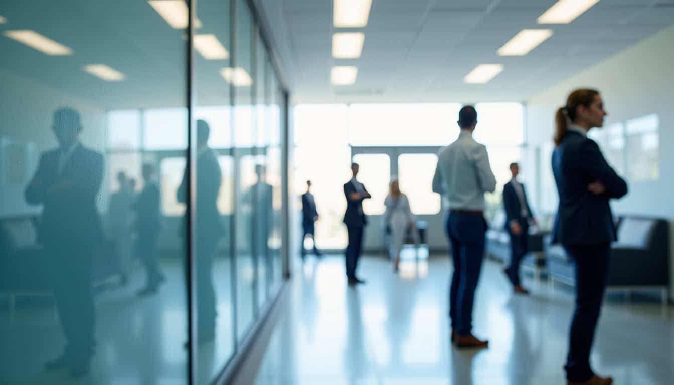 Groupe varié de personnes pratiquant l