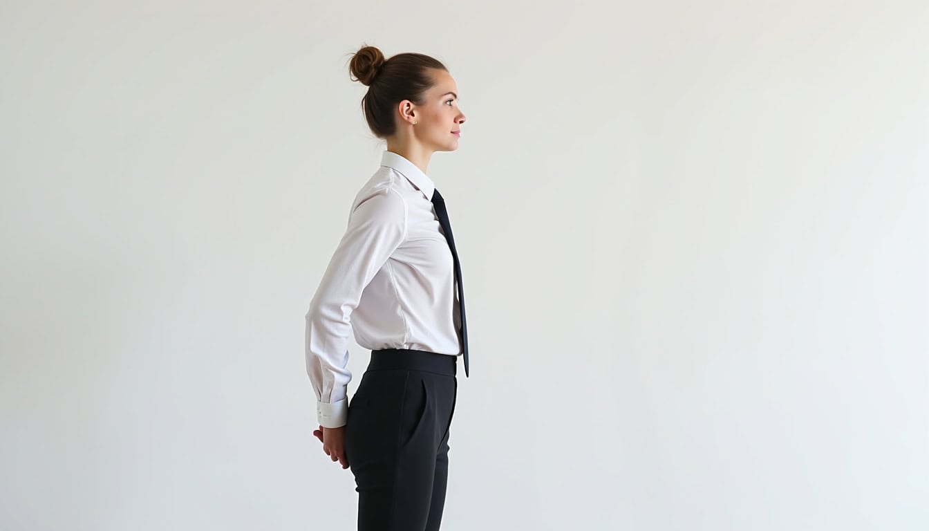 Illustration de la posture correcte avec l