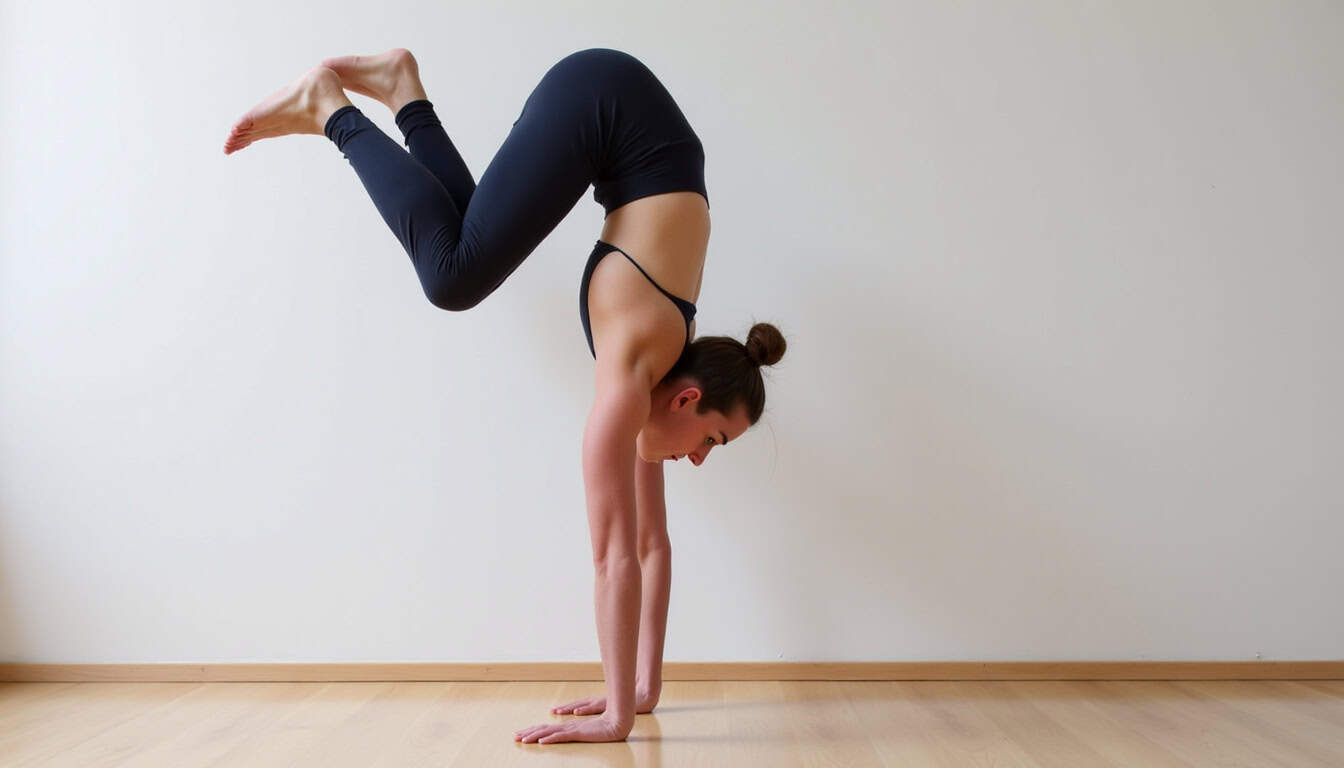 Illustration d’un programme d’entraînement progressif pour handstand push-up sur 6 semaines