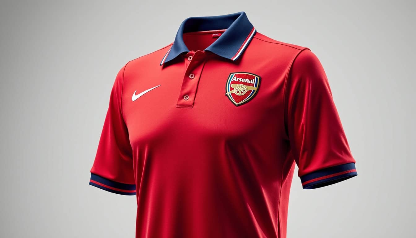 Maillot Arsenal des Invincibles de 2003-2004 exposé