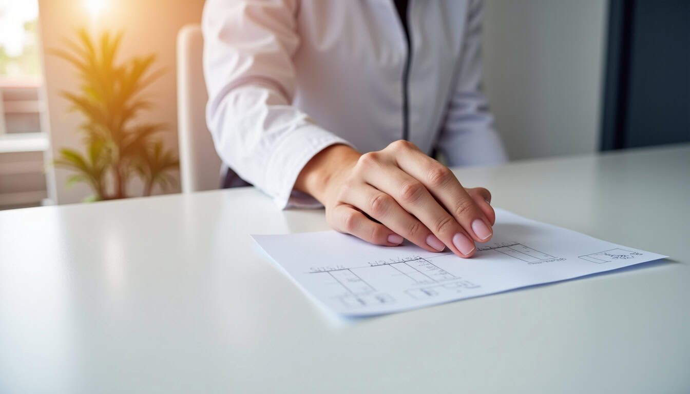 Mesure de la distance horizontale de 2,37 mètres entre la face de la cible et la ligne de lancer avec un ruban adhésif au sol