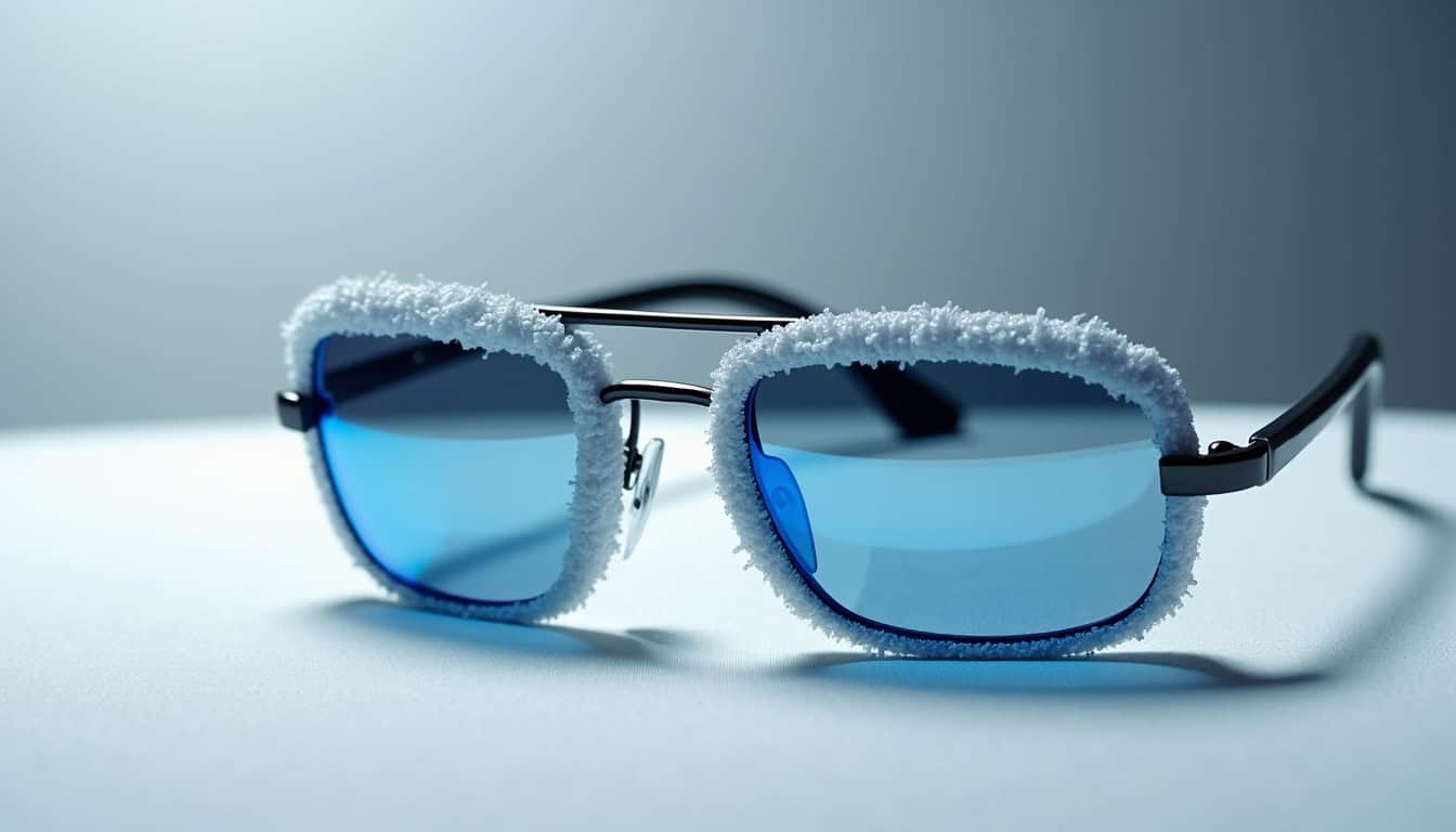 Nettoyage des verres de lunettes Oakley avec un chiffon en microfibre