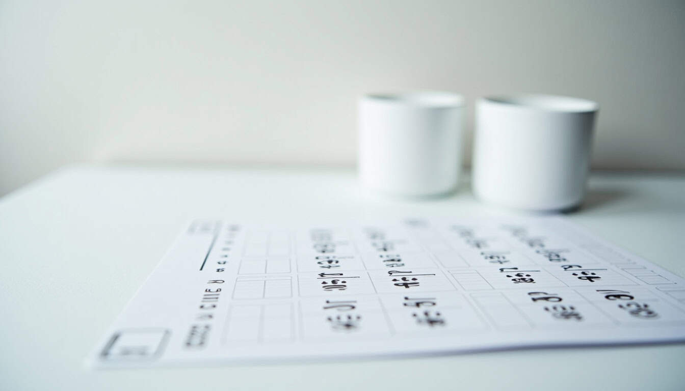 Planning hebdomadaire d