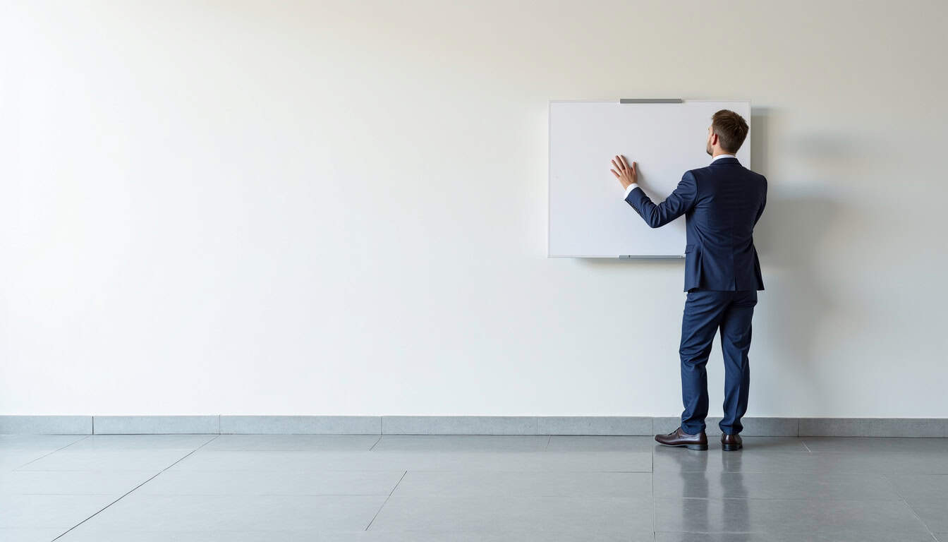 Pratiquant en position de poirier contre un mur pour s