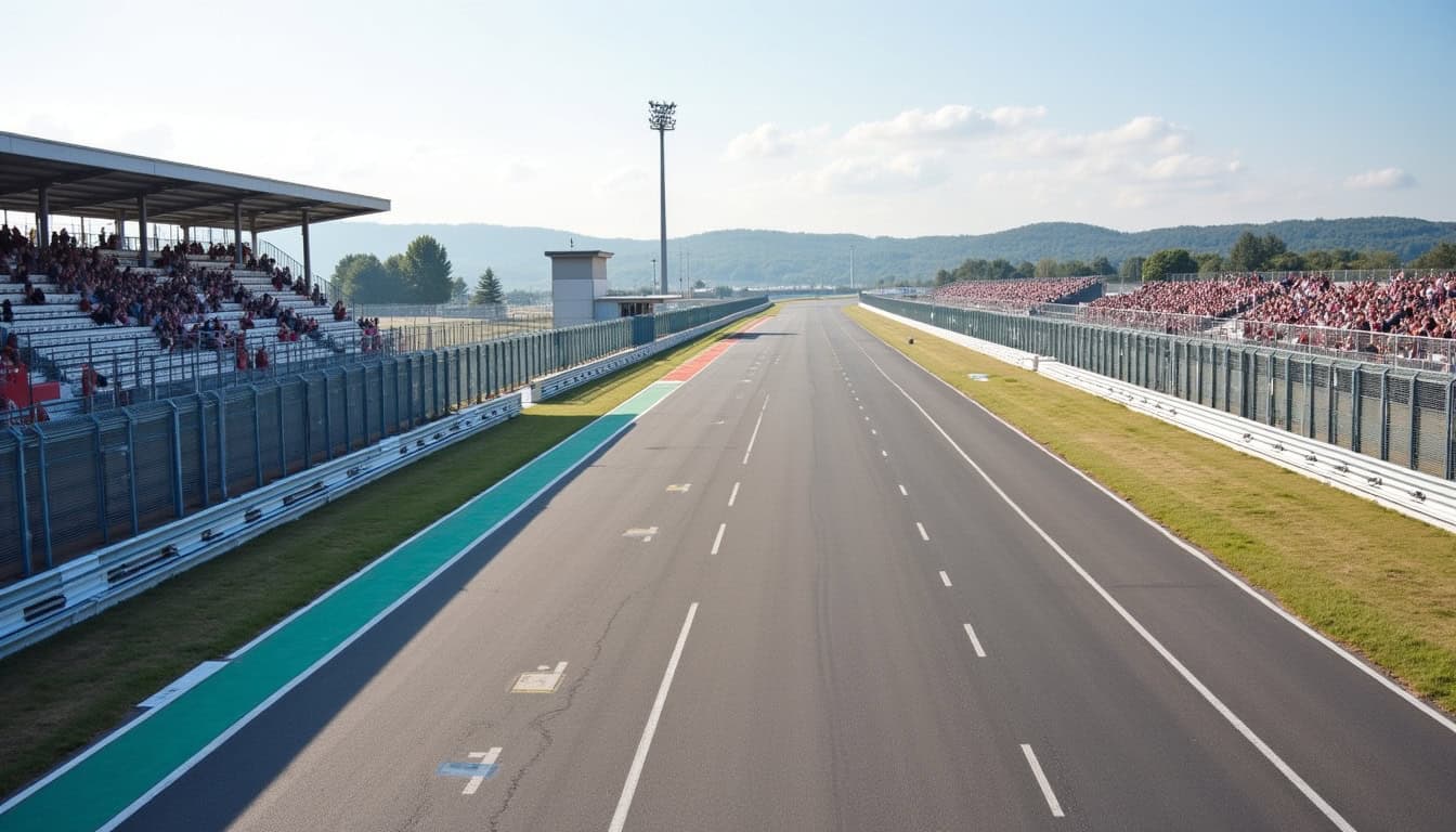 Vue aérienne du circuit de Misano World Circuit Marco-Simoncelli en 2025