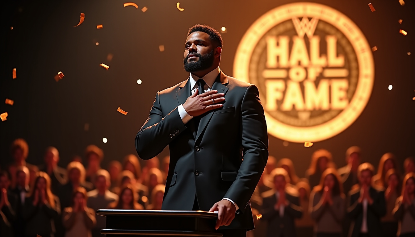 Cérémonie d’intronisation de Mark Henry au WWE Hall of Fame en 2018