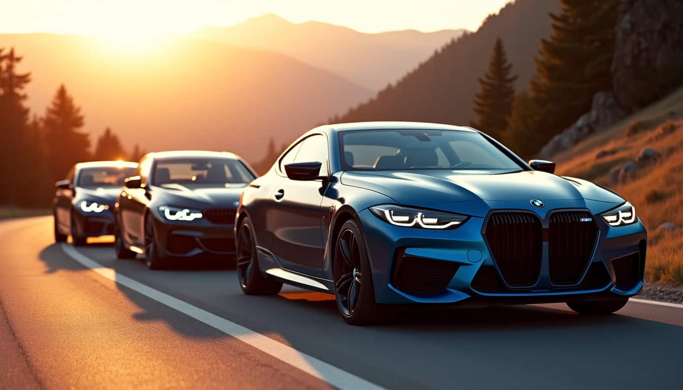 Comparaison visuelle des trois générations de la BMW M6: E24, E63/E64 et F06/F12/F13