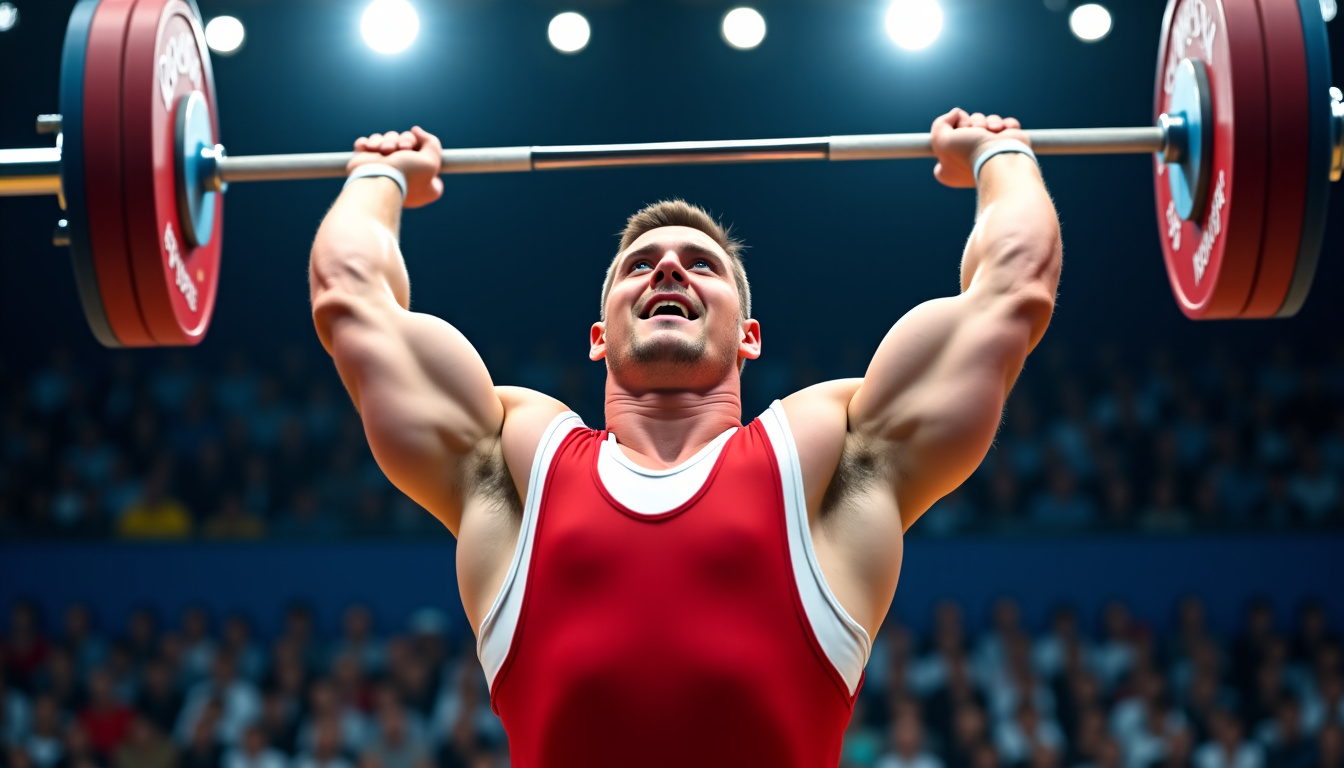 Mark Henry en compétition lors des Jeux olympiques d