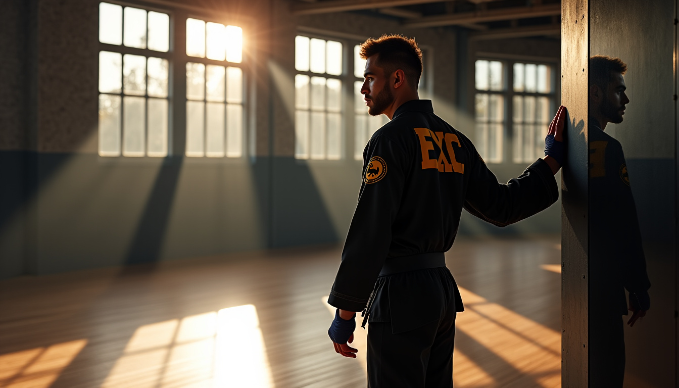 Charles Oliveira en tenue d