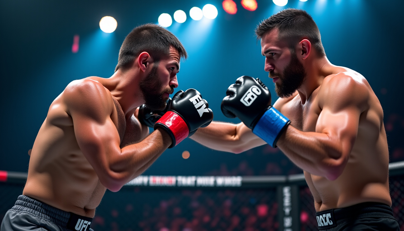 Combat principal entre Alexander Volkanovski et Diego Lopes à l