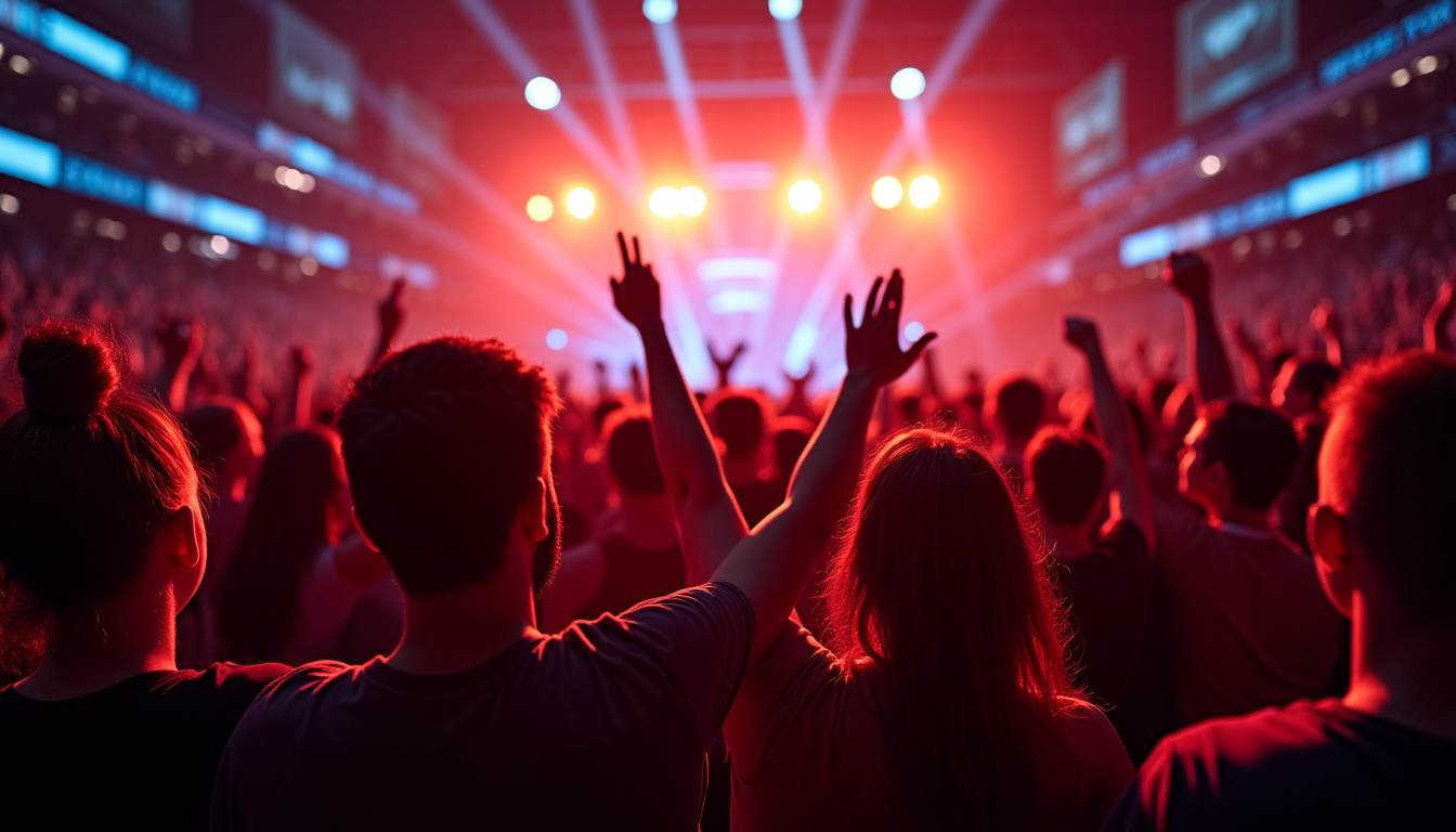 Public enthousiaste du Kaseya Center à Miami pendant l