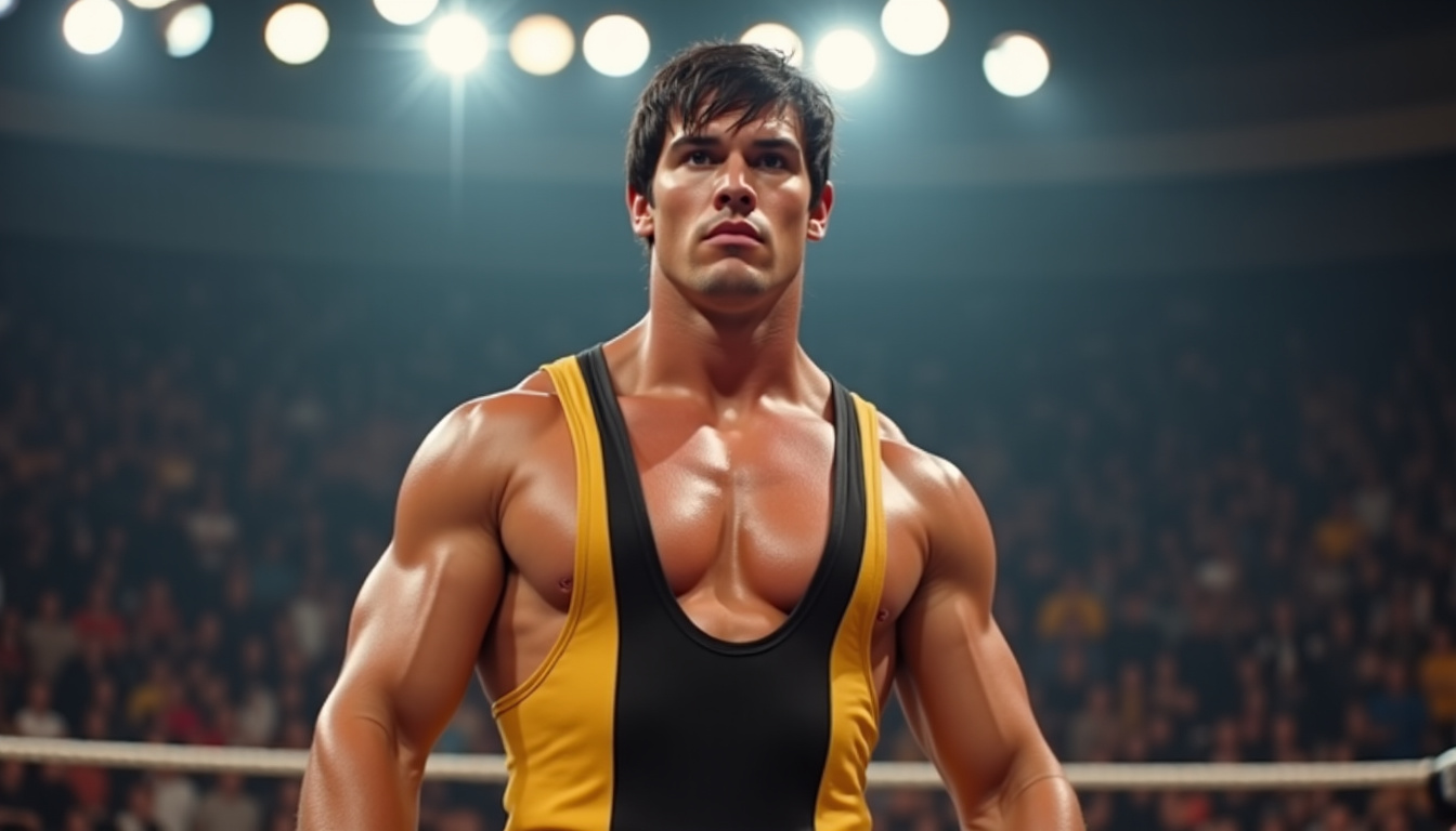 Brock Lesnar lors de ses débuts à la WWE en 2002