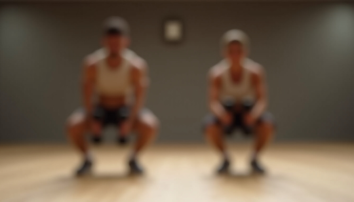 Illustration des bénéfices du squat bulgare: renforcement musculaire, amélioration de l