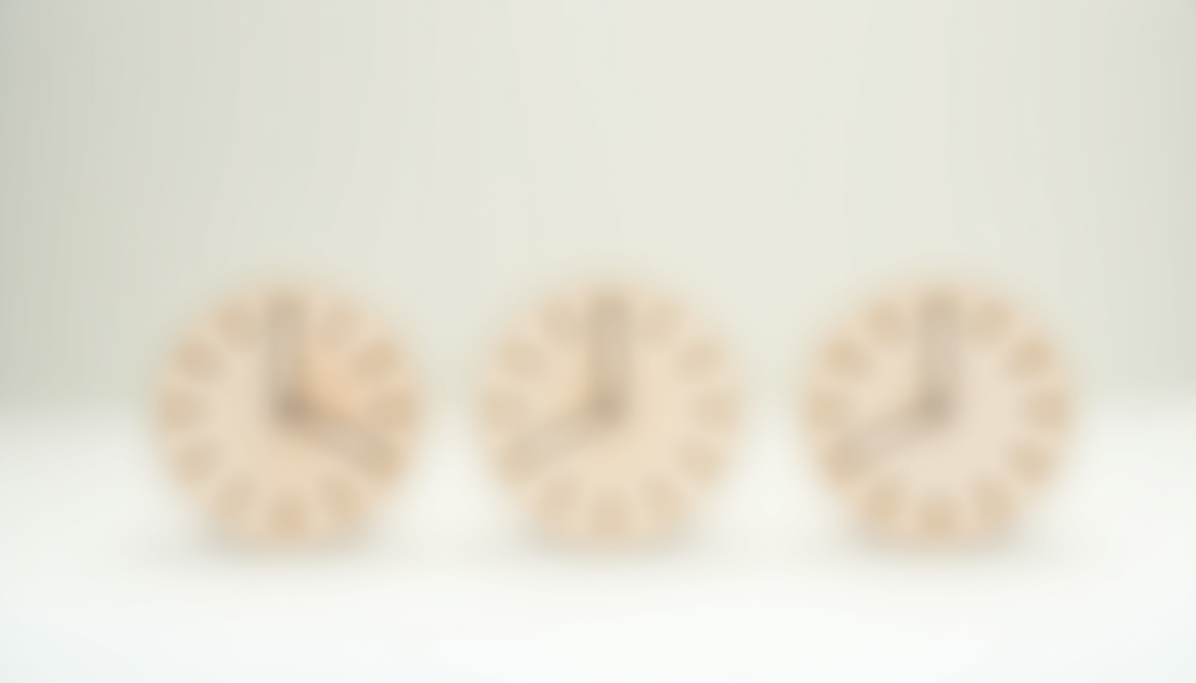 Illustration des différentes méthodes de jeûne intermittent: 16/8, 18/6, 5:2